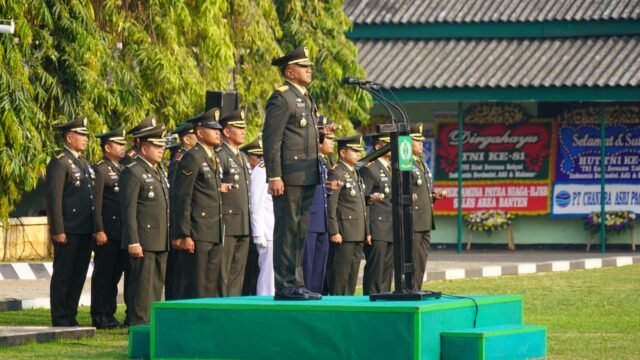 HUT ke-81 TNI, Danrem 064/MY Tekankan PRIMA sebagai Pedoman Pengabdian Prajurit