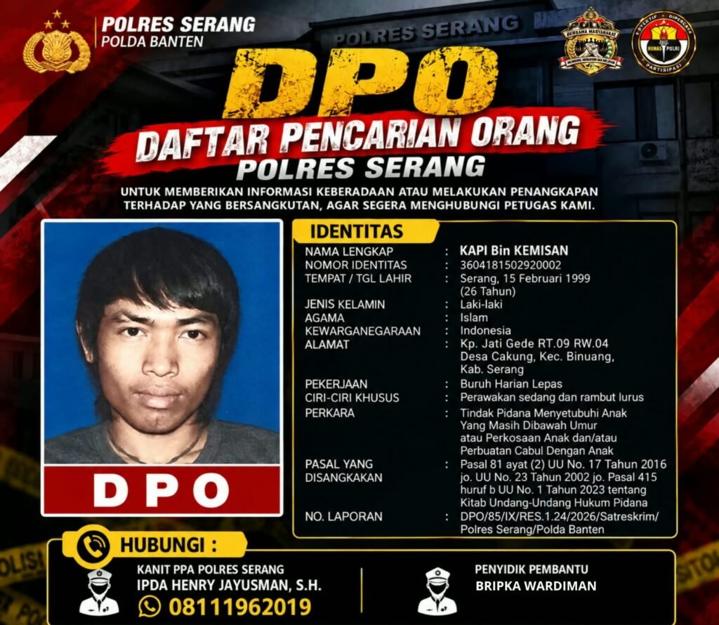 Polisi Terbitkan DPO Tersangka Dugaan Pemerkosaan di Binuang Polisi Terbitkan DPO Tersangka Dugaan Pemerkosaan di Binuang