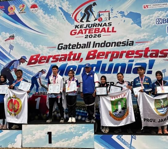 Gateball Banten Raih Dua Perunggu di Kejurnas 2026, Bidik PON 2028