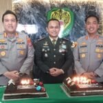 Kapolres Serang dan Kapolresta Serang Kota Ucapkan HUT ke-81 TNI, Dandim : TNI-Polri Harus Solid